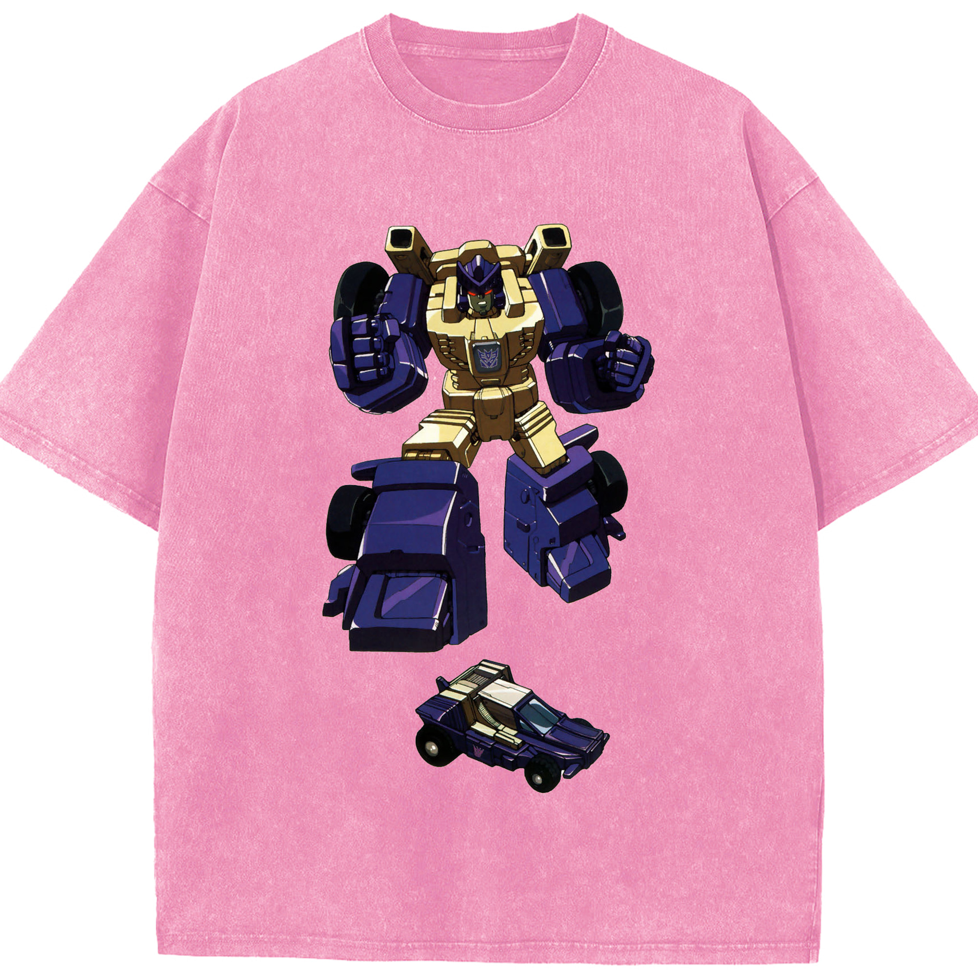（画像用）  綿100% ヴィンテージ風 半袖Tシャツ（フロントプリント）